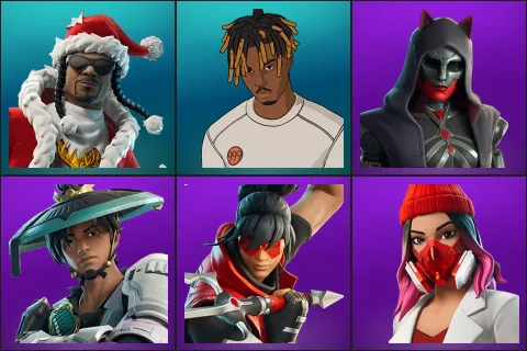 Santa Dogg, Slayer Juice WRLD, Felina, Ryūji, Tatsuo, Yulejacket