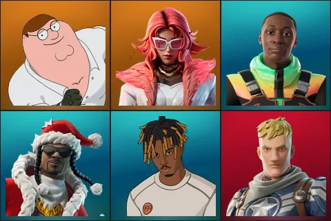 Peter Griffin, Valeria, Khaby Lame, Santa Dogg, Slayer Juice WRLD, Captain Jones