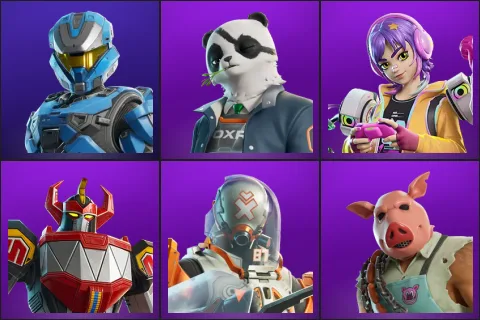 UNSC Spartan, Agent Patch, Battle Gamer Mae, Dino Megazord, Lt. Ripp Slade, Pig the Butcher