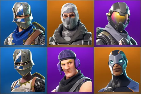 Blue Squire, Havoc, Rogue Agent, Royale Knight, Sub Commander, Carbide