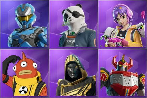 UNSC Spartan, Agent Patch, Battle Gamer Mae, Blinky Fishstick, Blitz Knight, Dino Megazord