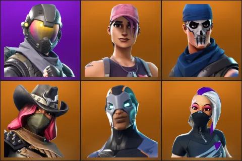 Rogue Agent, Rose Team Leader, Warpaint, Calamity, Carbide, Catalyst