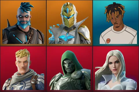 Omegarok, Spectra Knight, Slayer Juice WRLD, Captain Jones, Doom, Emma Frost