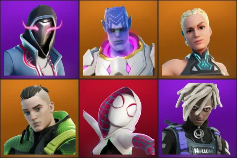 Xander, Kymera, Paradigm (Reality-659), Twyn, Spider-Gwen, Bytes