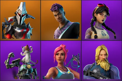 Eternal Knight, Fade, Jules, Kit, Ocean, Scuba Jonesy