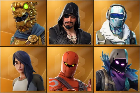 Battle Hound, Blackheart, Frostbite, Gear Specialist Maya, Hybrid, Raven