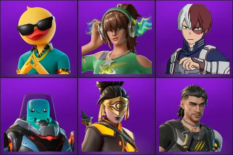 Cluster, Heatwave PJ, Shoto Todoroki, The Guardian, The Voidblade, Wolfe