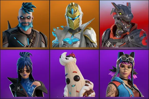 Omegarok, Spectra Knight, Drakon Steel Hybrid, Hope, Lil Split, Renegade Lynx