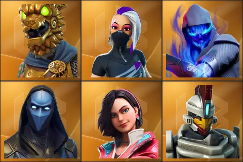 Battle Hound, Catalyst, Fusion, Omen, Rox, Sentinel
