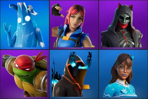 Polar Peely, Explorer Emilie, Felina, Raphael, Absenz, Blizzabelle