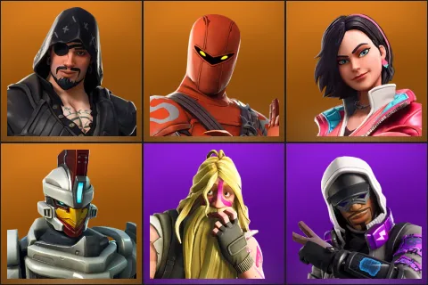 Blackheart, Hybrid, Rox, Sentinel, Bunker Jonesy, Stratus