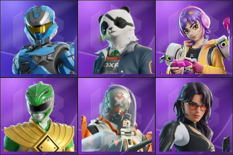 UNSC Spartan, Agent Patch, Battle Gamer Mae, Green Ranger, Lt. Ripp Slade, Onyx Winter