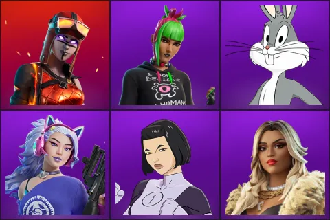 Blaze, Bug Punk Sunny, Bugs Bunny, Dasha, Dupli-Kate, Dylan