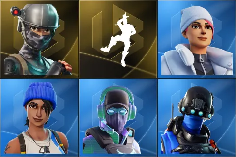 Elite Agent, Take The L, Blizzard Bomber, Blue Team Leader, Breakpoint, Carbon Commando
