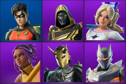 Robin, Blitz Knight, Haylee Skye, Marika, Mask Maker Daigo, O.M.E.G.A. Suit Alpha