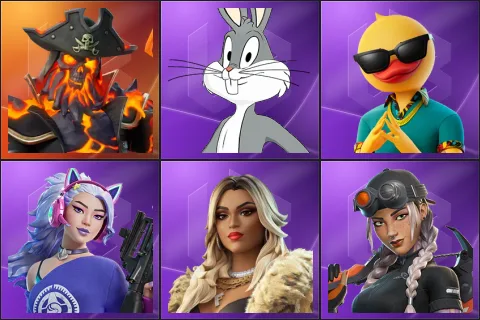 Pyreheart, Bugs Bunny, Cluster, Dasha, Dylan, Elite Jules