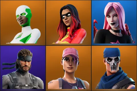 Backlash, Joltara, Haze, Solid Snake, Rose Team Leader, Warpaint