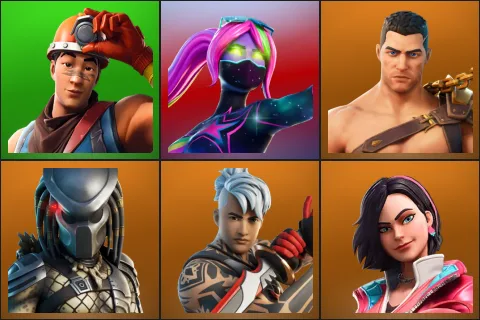 Cole, Galaxia, Menace, Predator, Ronin, Rox