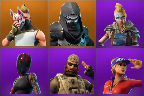 Drift, Enforcer, Huntress, Redline, Sledgehammer, Sun Strider