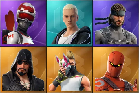 Mogul Master (CAN), Slim Shady, Solid Snake, Blackheart, Drift, Hybrid