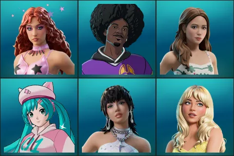 Chappell Roan, LBC '93 Dogg, Laufey, Neko Hatsune Miku, Rockstar LISA, Sabrina Carpenter