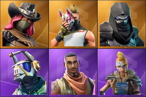 Calamity, Drift, Enforcer, DJ Yonder, Giddy-up, Huntress