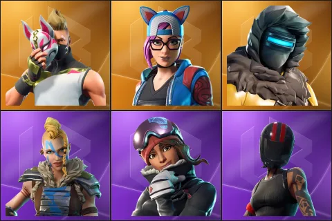 Drift, Lynx, Zenith, Huntress, Powder, Redline
