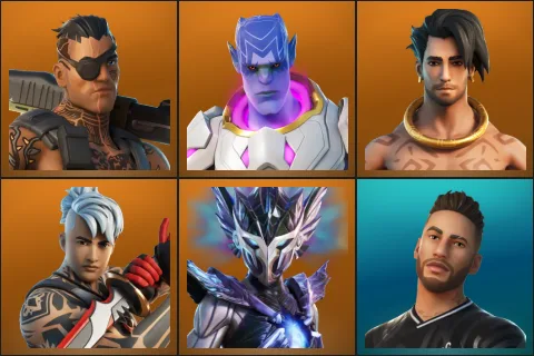 Joey, Kymera, Raz, Ronin, Spire Assassin, Neymar Jr