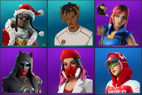 Santa Dogg, Slayer Juice WRLD, Explorer Emilie, Felina, Yulejacket, Arctic Adeline