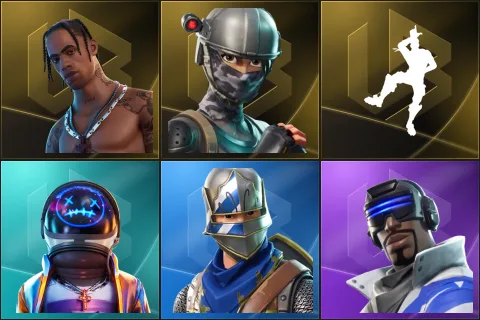 Travis Scott, Elite Agent, Take The L, Astro Jack, Blue Squire, Blue Striker