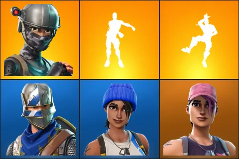 Elite Agent, Floss, Take The L, Blue Squire, Blue Team Leader, Rose Team Leader