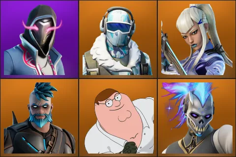 Xander, Frostbite, Mizuki, Omegarok, Peter Griffin, Renzo the Destroyer