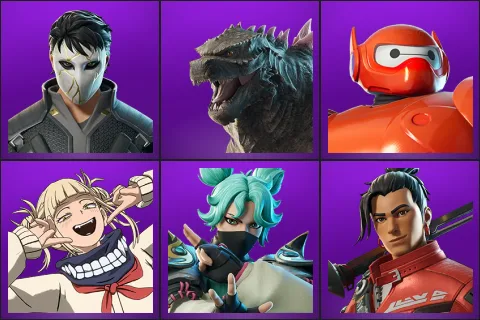 Daigo, Godzilla Evolved, Hero Baymax, Himiko Toga, Jade, Kendo