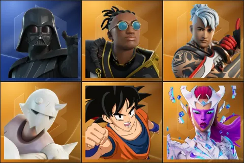 Darth Vader, Malik, Ronin, Snap, Son Goku, The Cube Queen