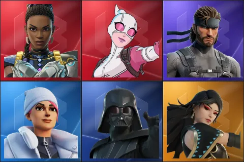 Shuri, Gwenpool, Solid Snake, Blizzard Bomber, Darth Vader, Era