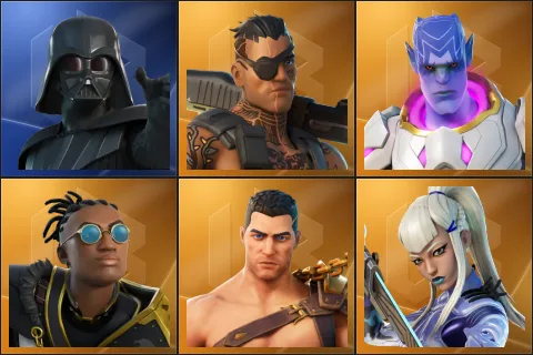 Darth Vader, Joey, Kymera, Malik, Menace, Mizuki