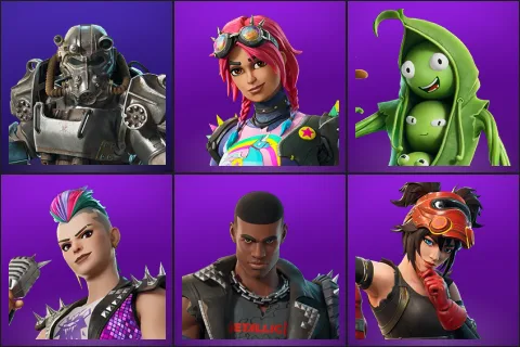 T-60 Power Armor, Brite Raider, Peabody, Ringmaster Scarr, Rust, The Machinist