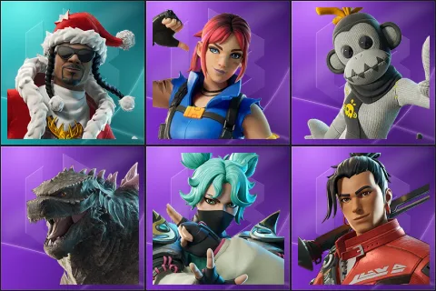Santa Dogg, Explorer Emilie, GHOST Monks, Godzilla Evolved, Jade, Kendo
