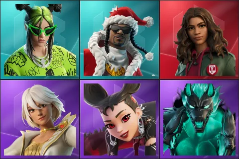 Green Roots Billie, Santa Dogg, MJ (No Way Home), Aphrodite, Camille, Cerberus