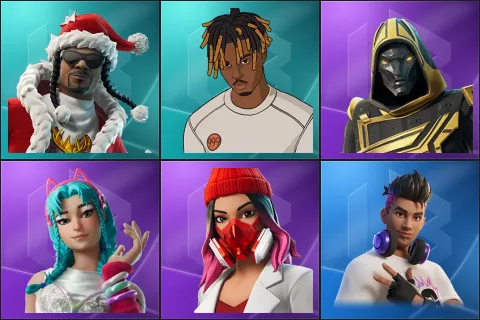 Santa Dogg, Slayer Juice WRLD, Blitz Knight, Katalina, Yulejacket, Chord Kahele
