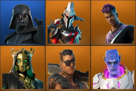 Darth Vader, Eternal Knight, Fade, Hades, Joey, Kymera