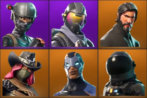 Elite Agent, Rogue Agent, The Reaper, Calamity, Carbide, Dark Voyager