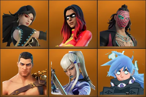 Era, Joltara, Kado Thorne, Menace, Mizuki, Nezumi