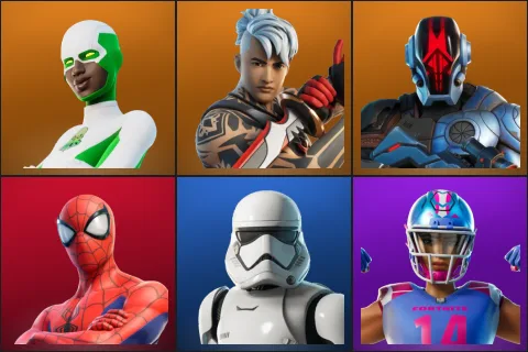 Backlash, Ronin, The Foundation, Spider-Man, First Order Stormtrooper, Crossbar Crusher