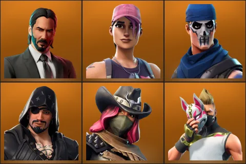 John Wick, Rose Team Leader, Warpaint, Blackheart, Calamity, Drift