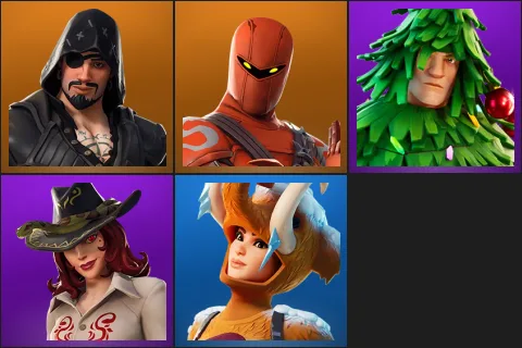 Blackheart, Hybrid, Lt. Evergreen, Sidewinder, Wooly Warrior