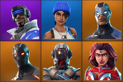 Blue Striker, Blue Team Leader, Carbide, Omega, The Visitor, Valor
