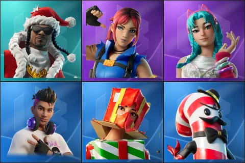 Santa Dogg, Explorer Emilie, Katalina, Chord Kahele, Holiday Boxy, Mr. Dappermint