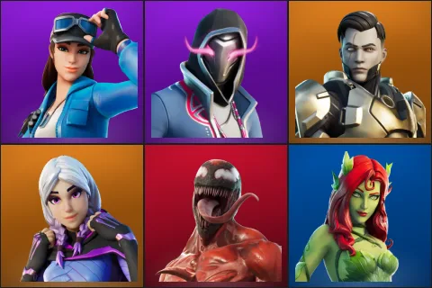 Cloud Striker, Xander, Midas Rex, Torin, Carnage, Poison Ivy