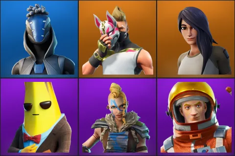 Sultura, Drift, Gear Specialist Maya, Agent Peely, Huntress, Mission Specialist